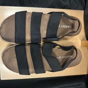 Madden Girl Black Strappy Sandals